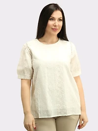 Embroidered Lace Top