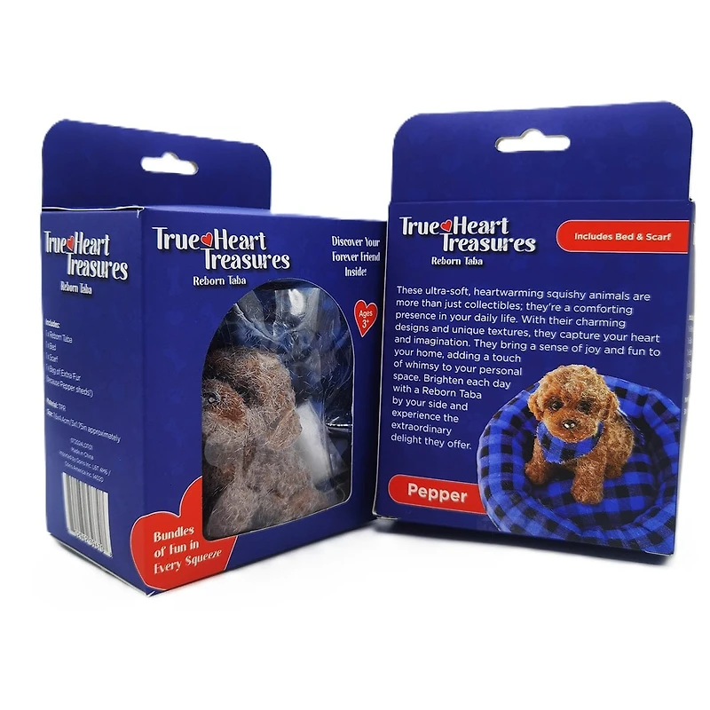 TrueHeart Treasures Reborn Animals: Pepper The Taba Squishy Dog Realistic Puppy