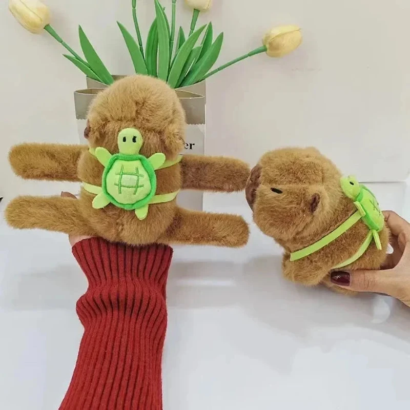 Capywrapz: Capybara Plush Toy Wrist Band