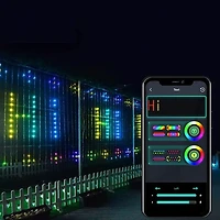 Pulsationz Bluetooth Programmable LED Curtain Lights (6.4ft)