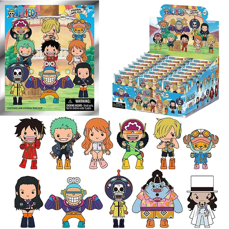 3D Anime: One Piece Foam Bag Clip Series 6 (1pc)
