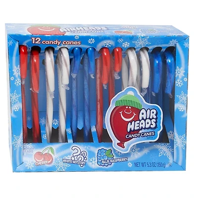 Airheads Candy Canes – Fruity Flavors Holiday Pack (12 Count)