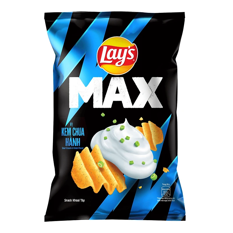 Lay’s Potato Chips Sour Cream & Onion – (75g) Limited Edition Import From Vietnam