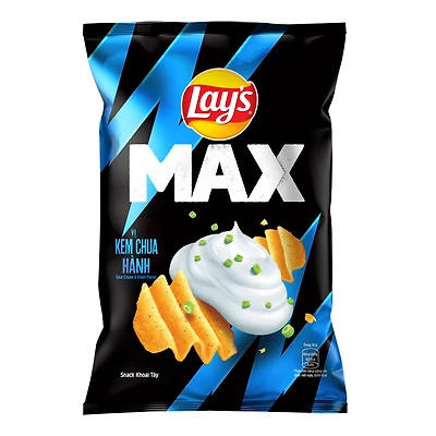 Lay’s Potato Chips Sour Cream & Onion – (75g) Limited Edition Import From Vietnam