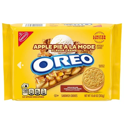 Oreo Apple Pie a la Mode Sandwich Cookies – (10.68oz)