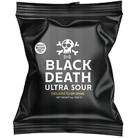 Mr. Simms Sweet Shoppe: Black Death Ultra Sour Hard Candy (Imported From England)