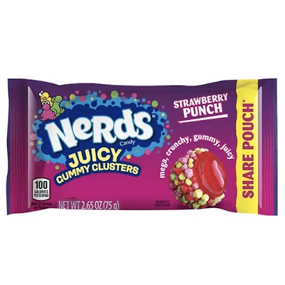 Nerds Juicy Gummy Clusters Strawberry Punch - 2.5oz