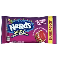 Nerds Juicy Gummy Clusters Strawberry Punch - 2.5oz