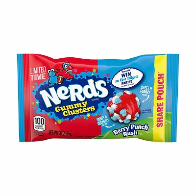 Nerds Gummy Clusters Berry Punch Rush - 3oz