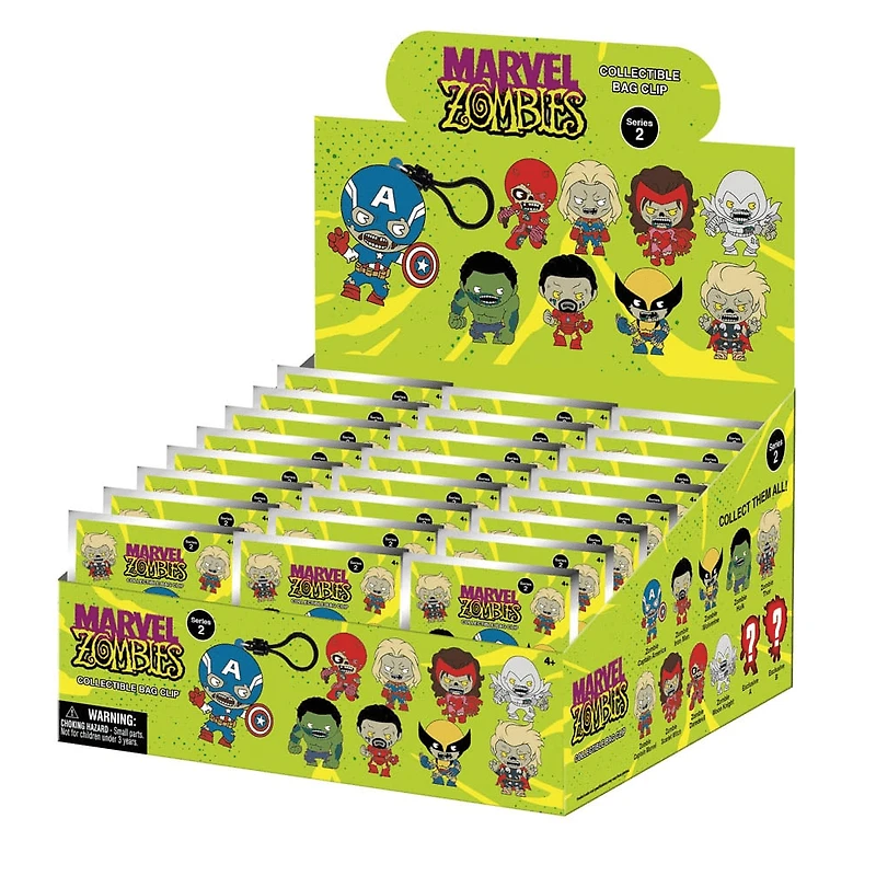 3D Anime: Marvel PVC Zombies Display Bag Clips Series 2 (1pc)