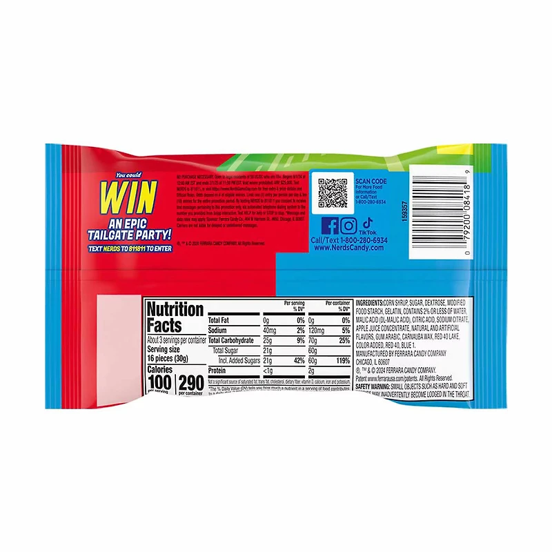 Nerds Gummy Clusters Berry Punch Rush - 3oz
