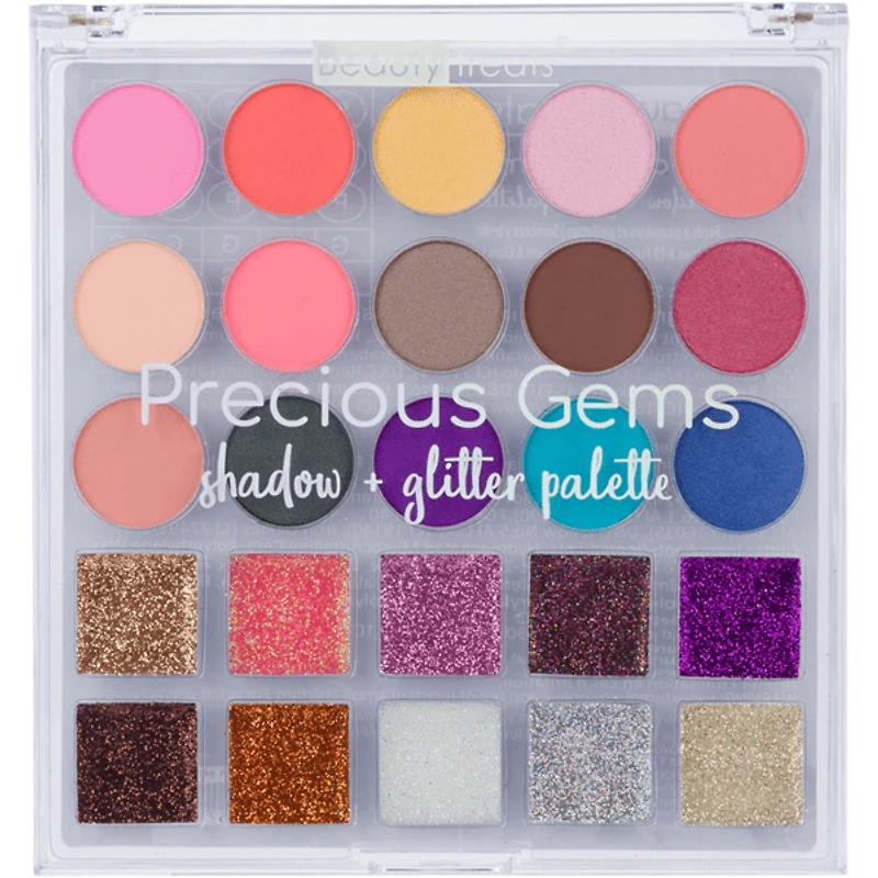Beauty Treats® Precious Gems - Shadow & Glitter Palette (Ships Asst.)