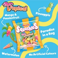 Swizzels Squashies Tropical Fruit Flavours - 100g Imported From England
