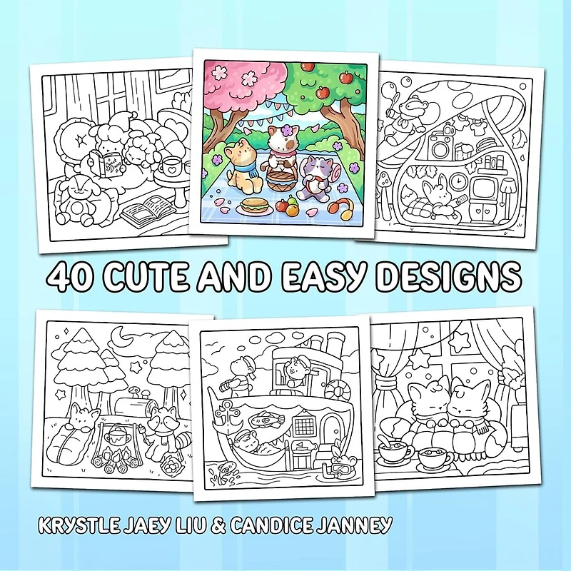 Comfy & Cozy: Coloring Book for Adults and Teens by Jade Summer