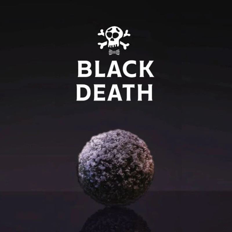 Mr. Simms Sweet Shoppe: Black Death Ultra Sour Hard Candy (Imported From England)