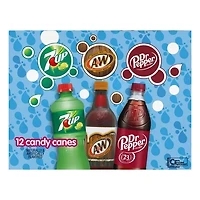 Soda Pop Candy Canes - 12ct