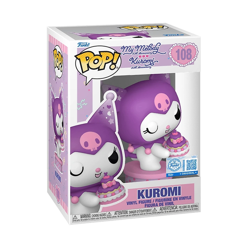 Funko Pop! Hello Kitty: Kuromi with Cake (20th Anniversary) Figure