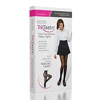 Peplos Tiktastic Faux-Transparent Fleece Tights (Multiple Colors)