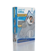 Cool Chill Cooling Lightweight Breathable Summer Blanket in Grey
