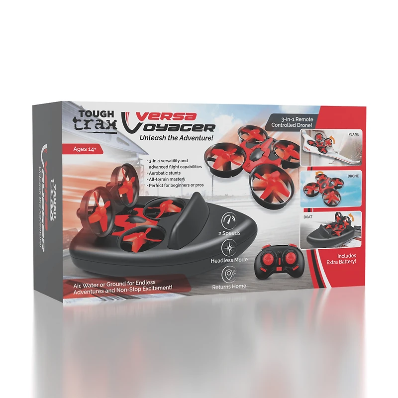 Tough Trax VersaVoyager: 3-in-1 Drone Boat Car
