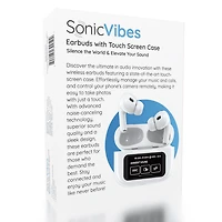 SonicVibes Earbuds w/ Touchscreen Case
