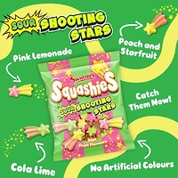 Swizzels Squashies Sour Shooting Stars - (100g) Imported From England