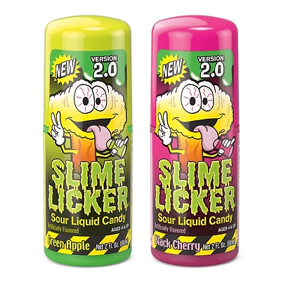 Toxic Waste: Slime Licker 2.0 Version - Green Apple & Black Cherry Roller (Ships Assorted)