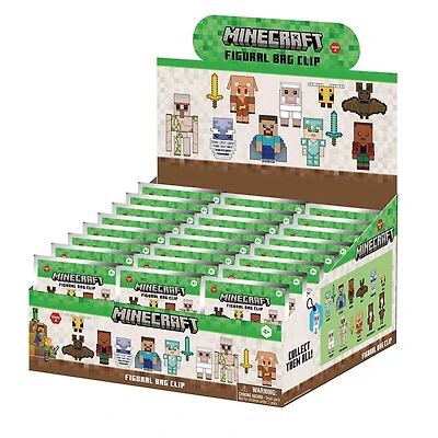 3D Anime: Minecraft Foam Bag Clip Series 4 (1pc)
