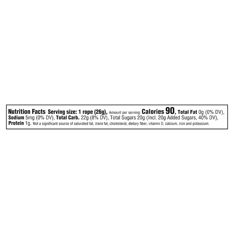 Nerds Rope Christmas Candy - .92oz