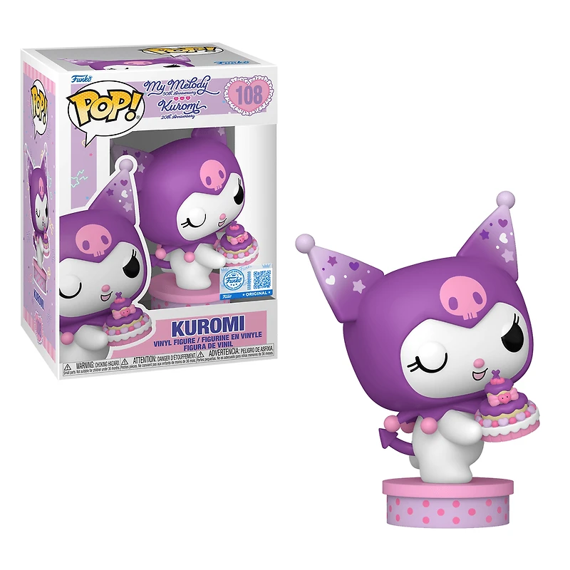 Funko Pop! Hello Kitty: Kuromi with Cake (20th Anniversary) Figure