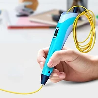 DeluxeDoodle3D Portable Rechargeable 3D Printer Pen (Filament Refills Included)