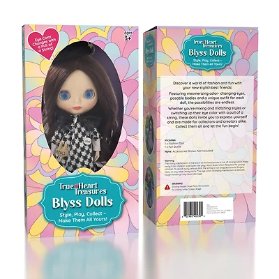 TrueHeart Treasures Blyss Dolls: Zoe w/ Changing Eye Color