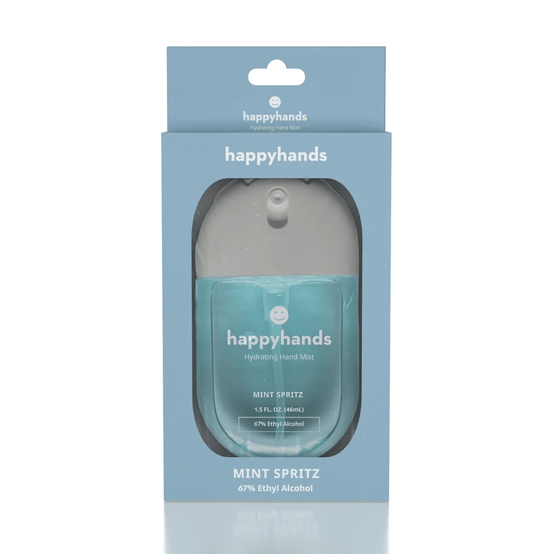HappyHands Hydrating Rinse-Free Hand Mist (46mL) Multiple Scents