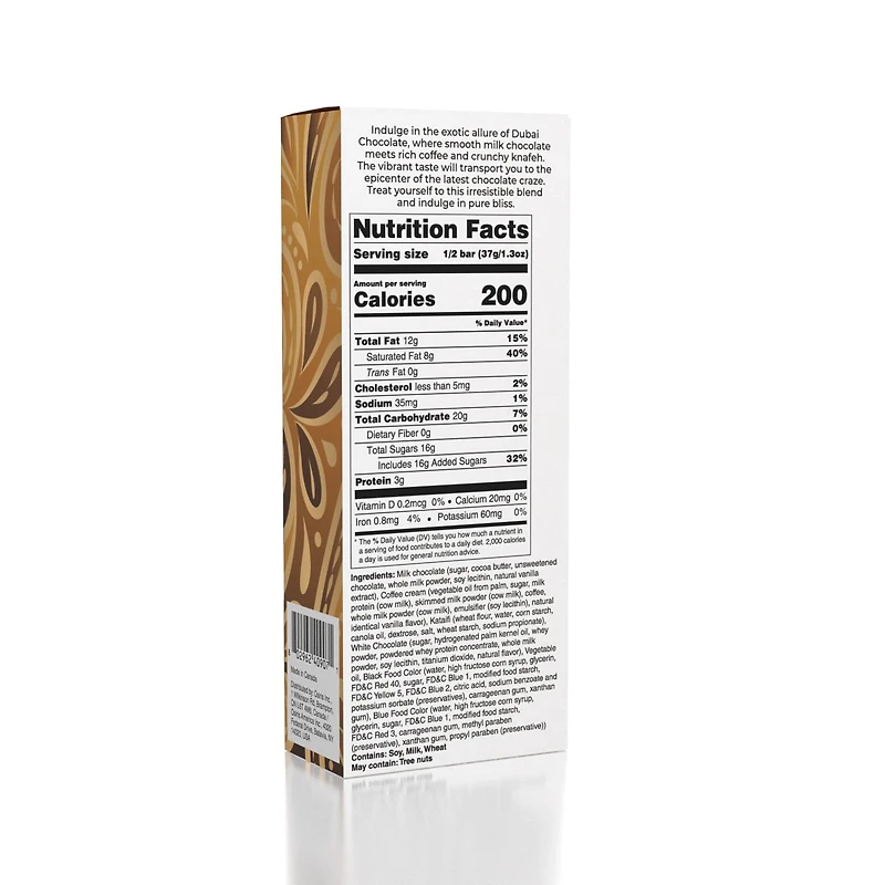 Dubai Chocolate Bar Limited Edition Coffee by Oasis Treasures (75g)