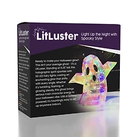 LitLuster LED Holographic Halloween Ghost Decor Lamp (1pc) Battery or USB