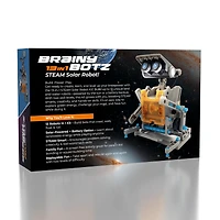 BrainyBotz 13-in-1 DIY Robot Solar-Powered Smart STEM Building & Programming Kit (190pc)