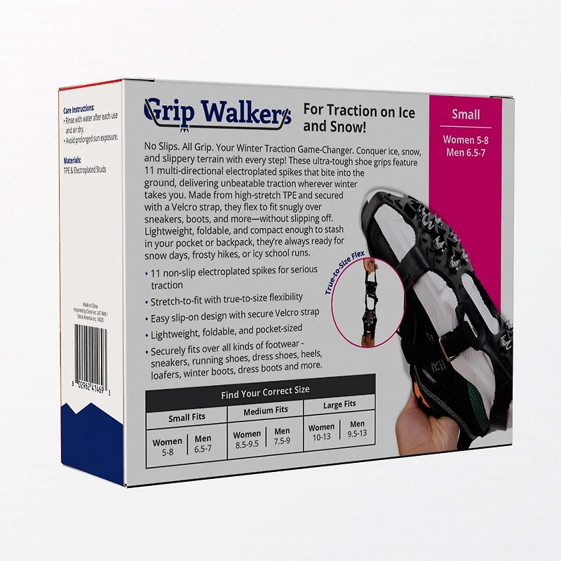 Grip Walkers - Snow Grippers Multiple Sizes