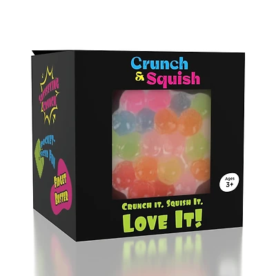 Crunch & Squish Candy Series Crunchy Squishy Stress Ball Fidget Toy (1pc) Color Ships Assorted