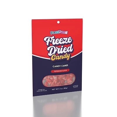 FreezYums! Freeze-Dried Candy Canes – Peppermint Flavor