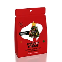 The LOOP Brigade: DIY Crochet Plush Toy Complete Kit For Beginners - Sprucey the Christmas Tree