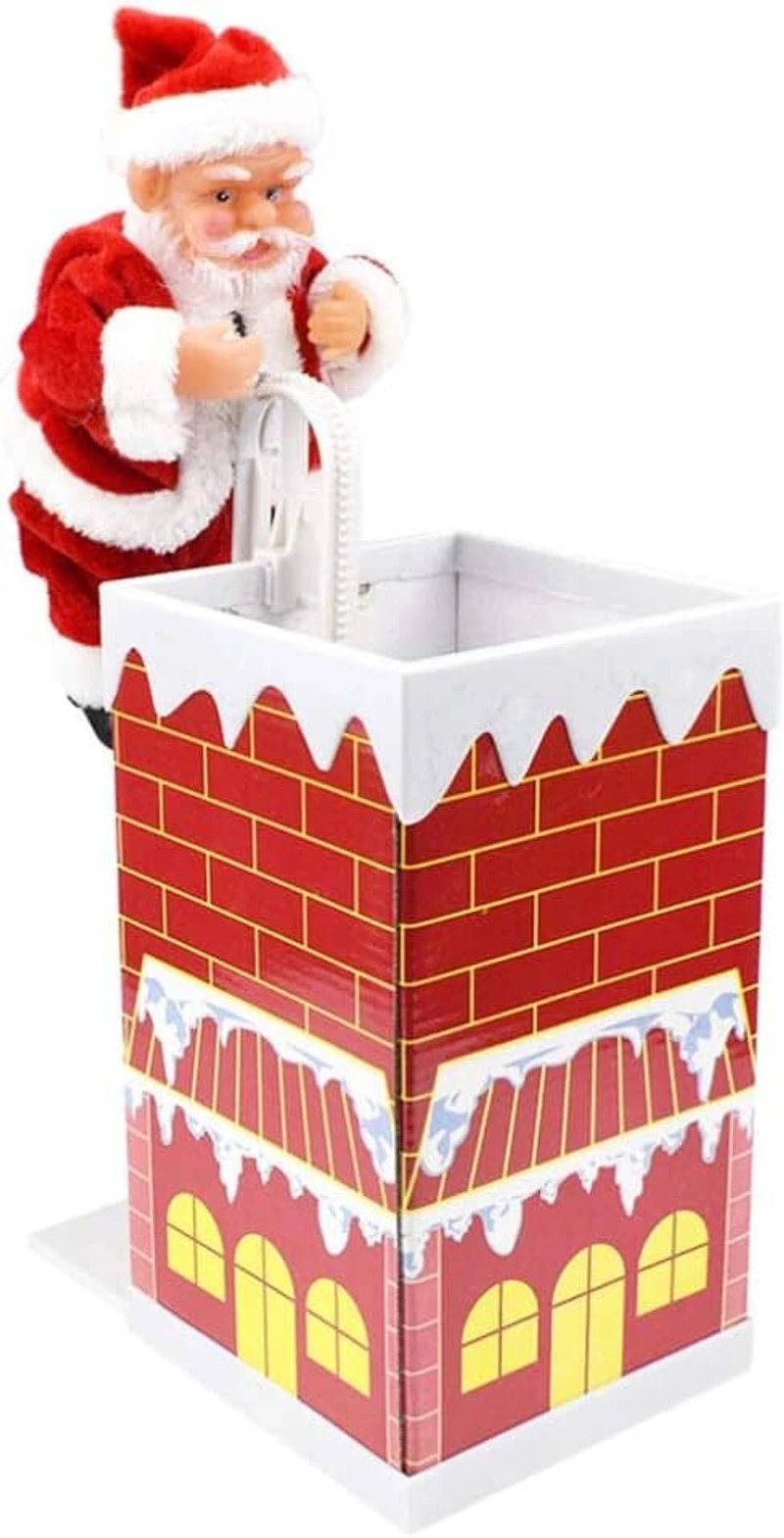 Jolly Moves: Santa Claus Toy Climbing Chimney