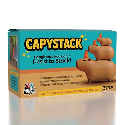 CAPYSTACK: Capybara Magnetic Nesting Doll 3D printed Toy