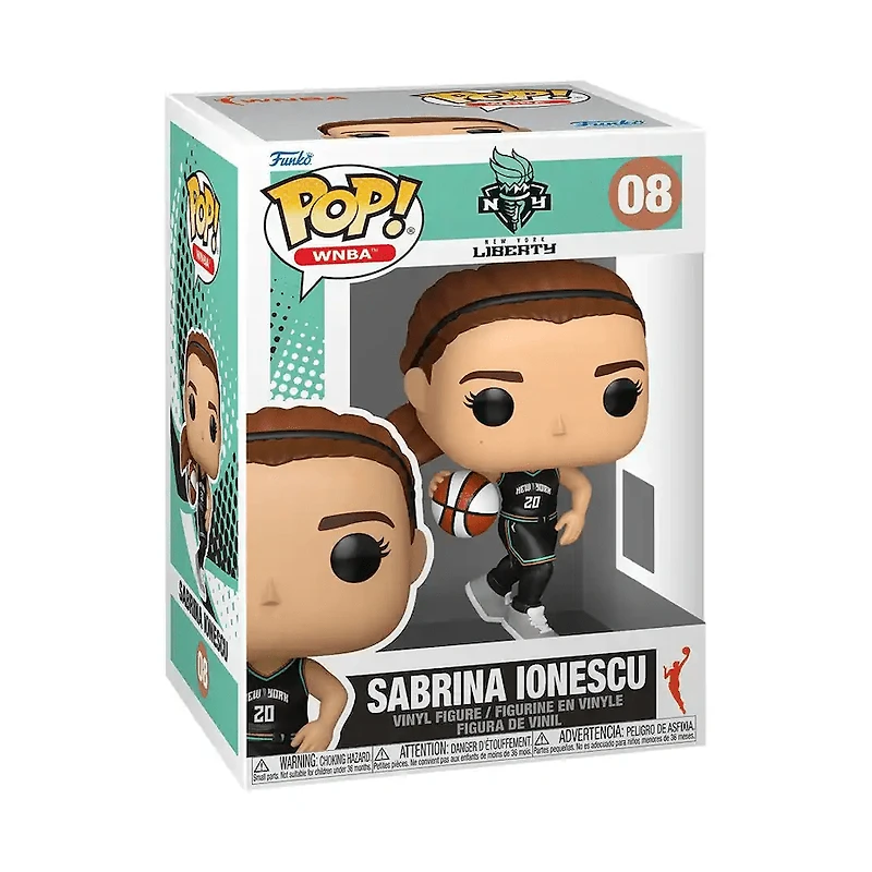 Funko Pop! WNBA: Sabrina Ionescu New York Liberty Vinyl Figure