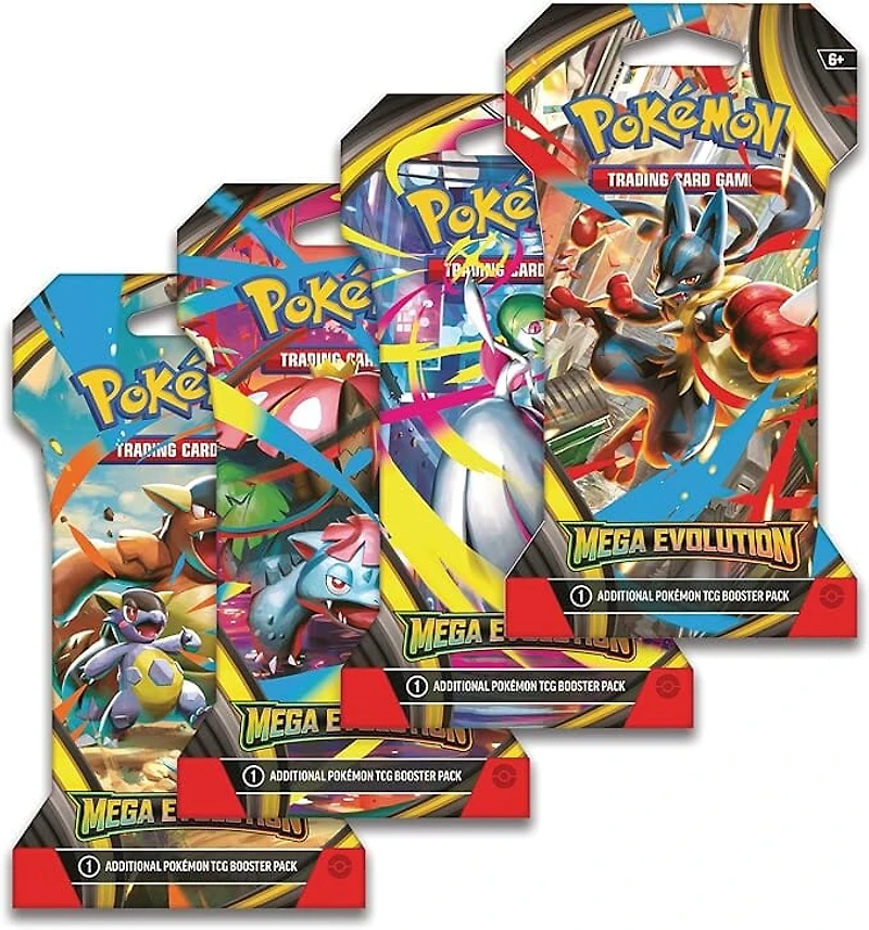 Pokémon TCG: Mega Evolution Sleeved Booster Pack - 10 Cards