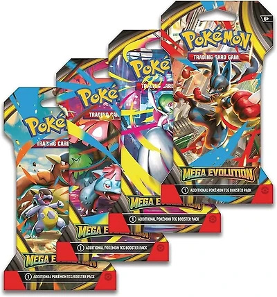 Pokémon TCG: Mega Evolution Sleeved Booster Pack - 10 Cards