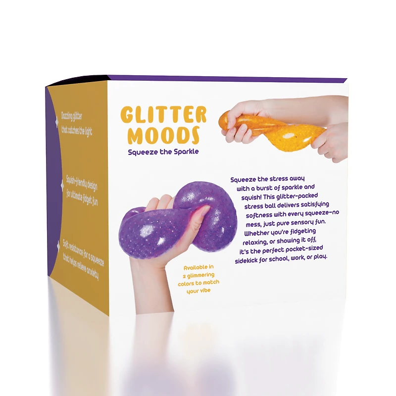 GlitterMoods - Metallic Stress Ball Fidget Toy
