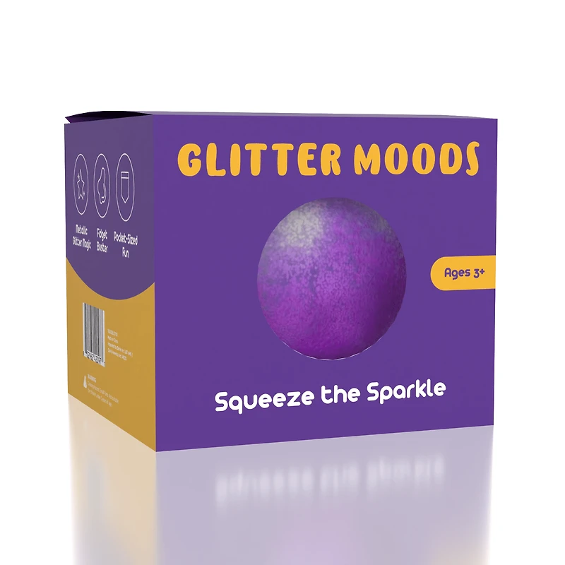 GlitterMoods - Metallic Stress Ball Fidget Toy
