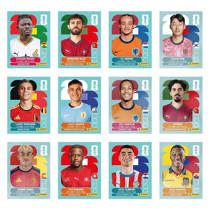 Panini x FIFA World Cup 2026 Sticker Pack (7 Stickers)