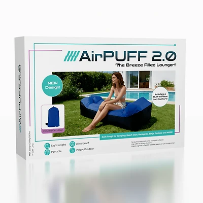Air Puff 2.0: Inflatable Lounger