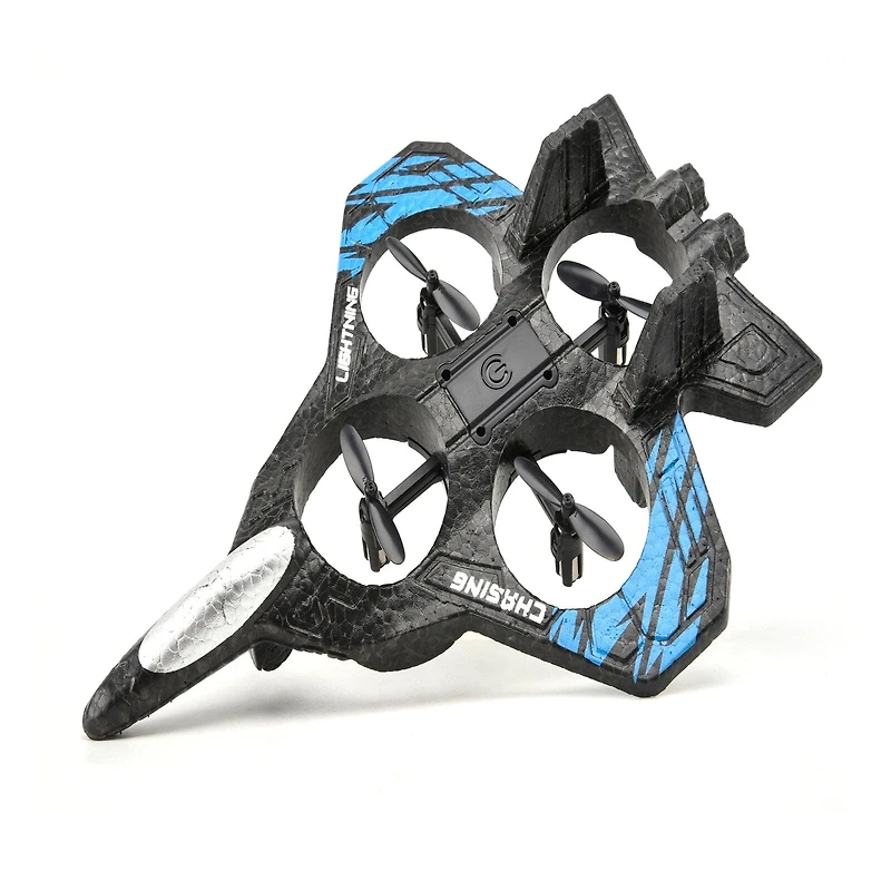 TopWinger Remote Controlled Jet with Lights – RC Foam Jet For Stunts & Easy Controls